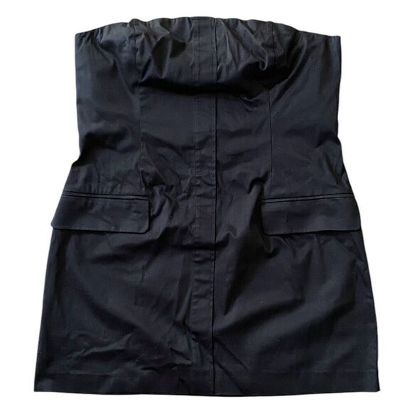 Anthropologie Maeve Black Strapless Blazer Mini Dress NWT Size Extra Large - Picture 3 of 7